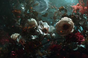 Moonlit Garden Reverie