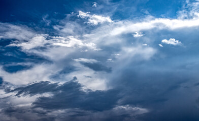 blue sky with clouds