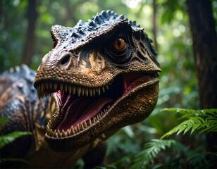 Roaring Raptor with Jungle Setting.