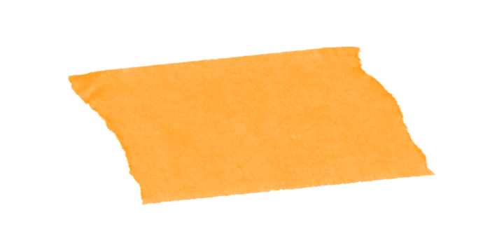 A slightly skewed orange rectangle against a black background in a simple graphic image style - Powered by Adobe