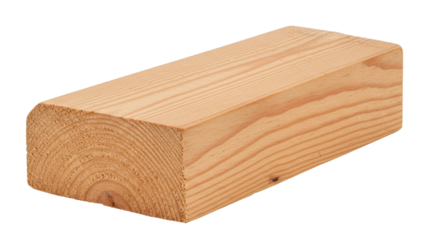 Wood block product workshop indoor construction material isolated on transparent background