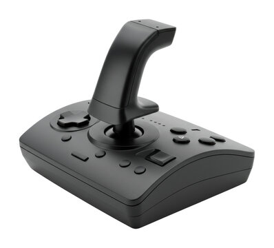 Exciting flight simulation experience virtual gaming room digital game accessories home environment engaging technology isolated on transparent background