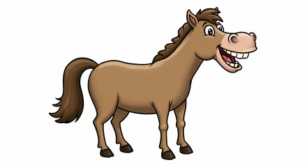 vector illustration of a horse