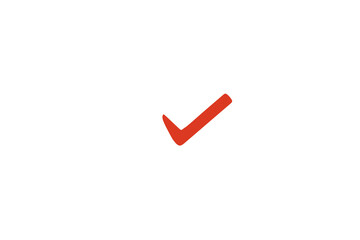 red check mark, PNG