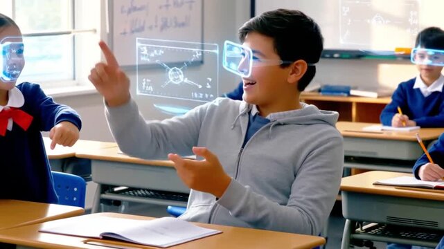 Future Classroom: Kids Explore Augmented Reality Learning