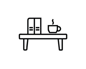 vector illustration of a table icon vector set