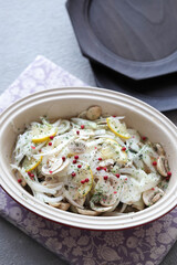 たまねぎと鯵の酢漬け