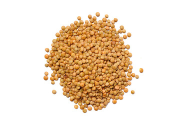 Lentils are small brown legumes rich in protein and fiber