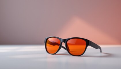 Modern Sleek Sunglasses Gradient Background