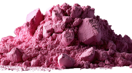 Raspberry Powder Delight: A vibrant mound of fine raspberry powder, its rich hue and texture tantalizing the senses, inviting culinary creativity and a burst of fruity flavor.