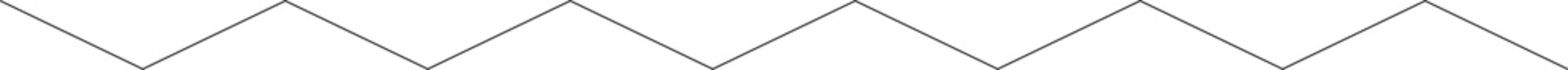 Wavy zigzag lines. Geometric decoration element