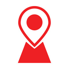 Location icon symbol , Map pin place marker. location pointer icon symbol in flat style. Modern map marker. Pin icon vector isolated on white background. eps 10
