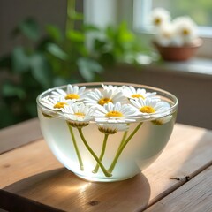 Daisies in a Bowl of Water