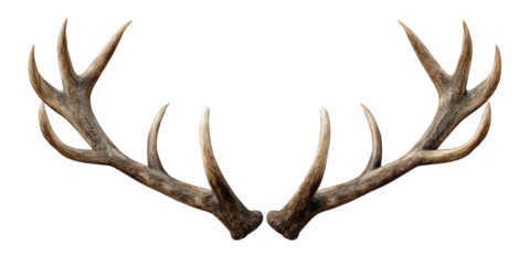 deer antlers isolated on transparent background Remove png, Clipping Path, pen tool