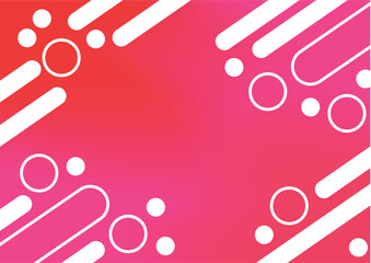 Abstract Pink and White Geometric Background.