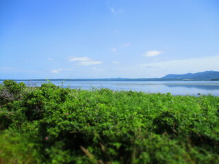 Lake Saroma, Hokkaido, Japan - Diorama Effect
