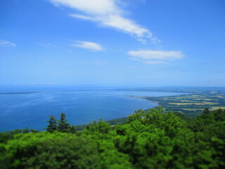 Lake Saroma, Hokkaido, Japan - Diorama Effect