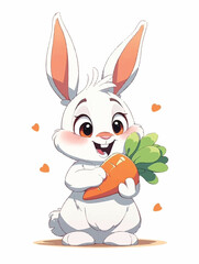 rabbit and carrot
