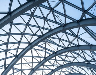 Architectural metal roof structure