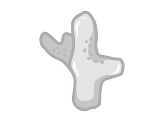 Fototapeta premium Sea Coral underwater Background illustration