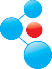 Dynamic abstract design showcasing interconnected elements ideal for illustrating concepts, data, or processes. Perfect for modern branding, presentations, and marketing materials