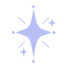 Sparkling starburst effect with gentle light flares and subtle glowing accents for a magical celebration