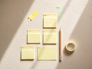 Back-to-School Study and Dorm Productivity: Wall Planner with Blank Stick