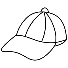 baseball cap vector icon illustration