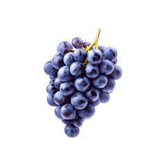 Fototapeta premium A cluster of plump, juicy red grapes, showcasing their vibrant color and natural texture