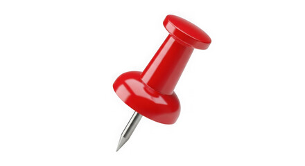 Red Push Pin 3d Render