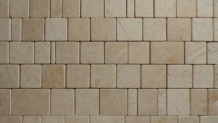 Cream Travertine Tile Wall