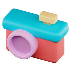 3D Camera Cute Icon