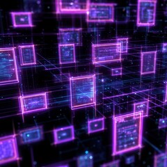 x-default Abstract Digital Network Background