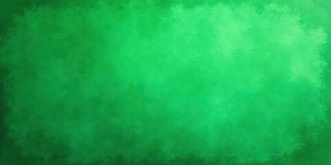 Obraz premium Vibrant Emerald Green Textured Background Ideal for Presentations and Digital Designs with Subtle Variations in Shade and a Distressed Border