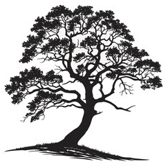 tree silhouette vector
