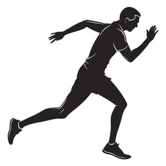 silhouette of a man