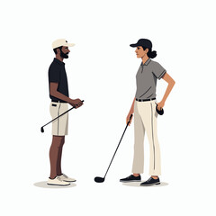 "Sunset Swing: A Perfect Round of Golf"