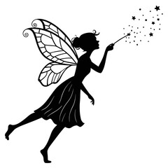 fairy with magic wand