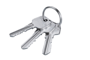 keys isolated on white background