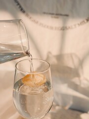 glass of water
