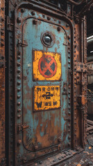 Industrial cooling tower setup in brushed steel wallpaper