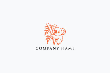 Obraz premium Koala Head Logo