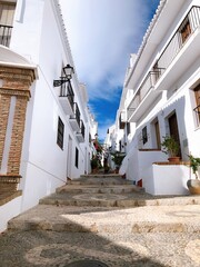 [Spain] Scenery of the old town of the beautiful white village, Frigiliana