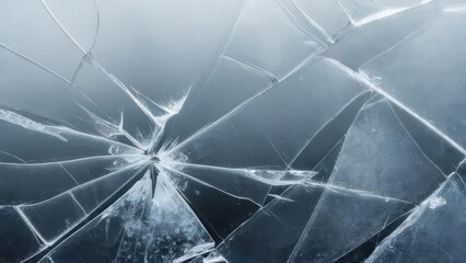 Obraz premium Broken ice surface