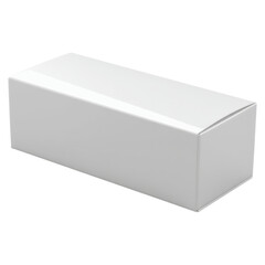 Naklejka premium Sleek Modern White Rectangular Box for Packaging and Display Use