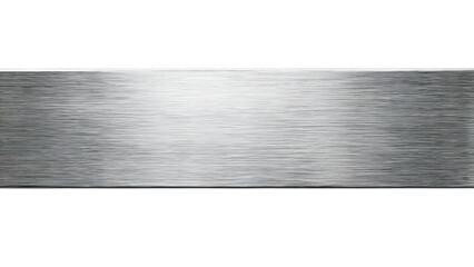 Brushed Silver Metallic Strip with Smooth Finish Background