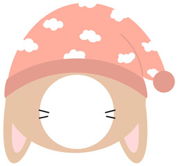 동물토끼(잠옷졸림얼굴합성) (3)