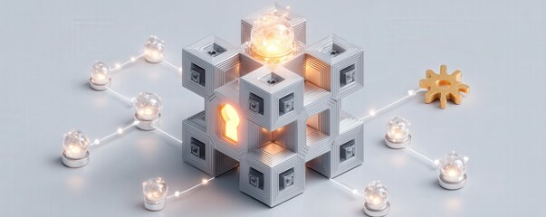 Network Security Solution with Glowing Keyhole