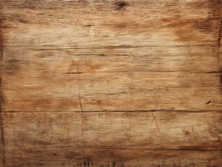 Fototapeta premium Rustic Wooden Cutting Board with Natural Grain and Texture Display