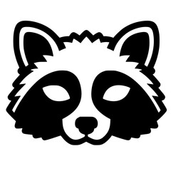 Civet mask silhouette